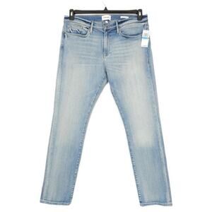 Frame Men's L'Homme Slim-Fit Stretch Mid-Rise Jeans Capri Blue 36x33 NWT